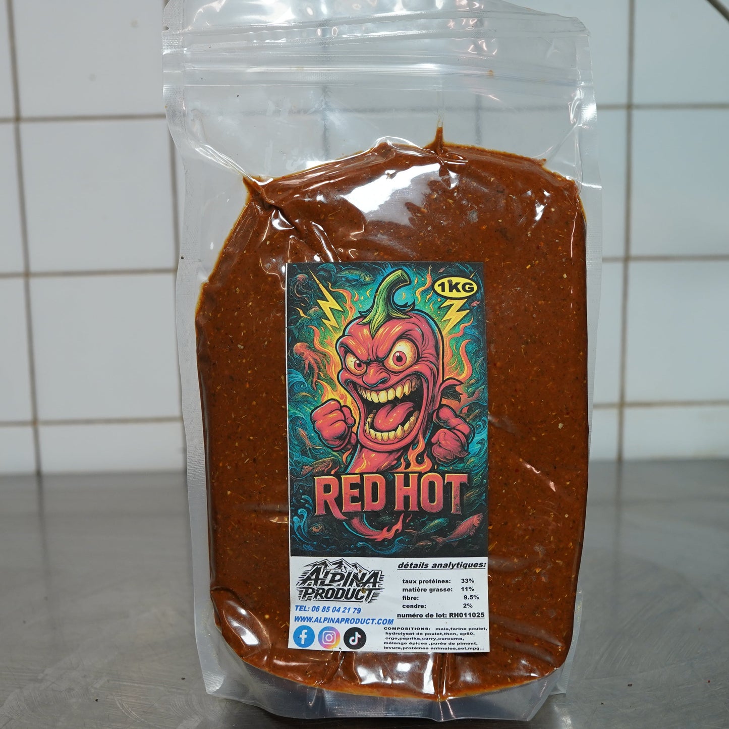 PATE ENROBAGE RED-HOT 1KG